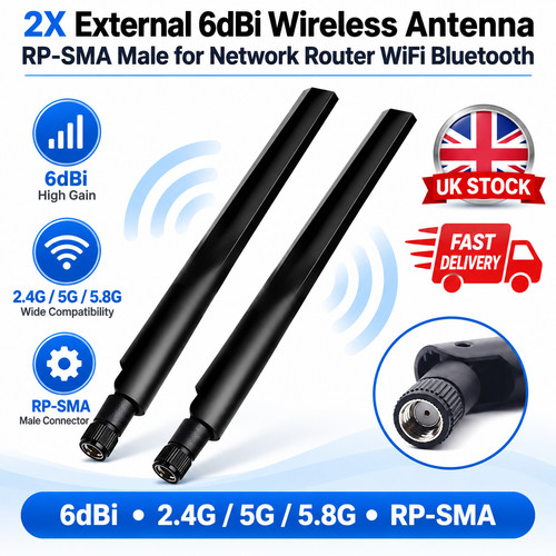 External 6dbi wireless - 2x,